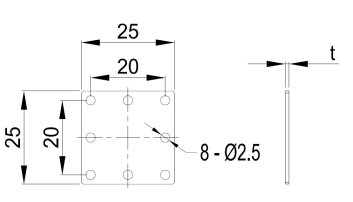 调整块 25系列 F-2505、F-2510、F-2515(图1)
