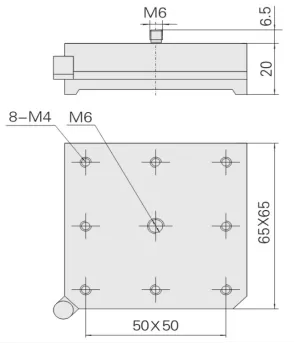 四轴探针座 F-TZ83-002(图1)