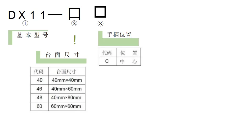 燕尾滑台 DX11-40C/46C/48C/48G/60C(图3)