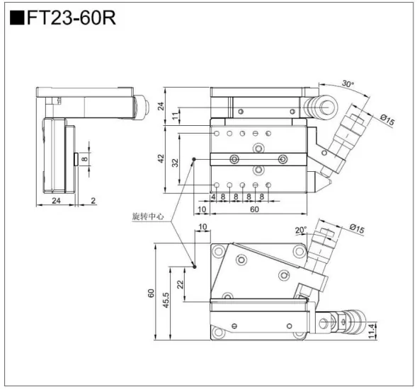 手动倾斜∣弧摆台 FT21-60R/L  FT23-60R/L  FT13-85(图6)