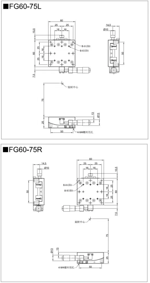 弧摆台 FG60-50R/50L/75R/75L FG40-40(图4)