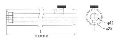光学支撑接杆座 FPH12系列(图1)