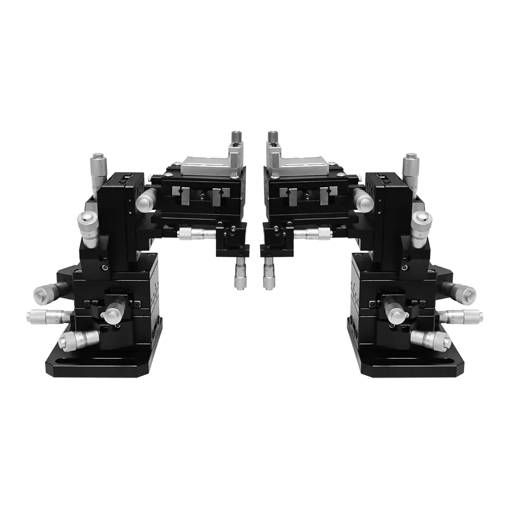 ±5μm的重复定位精度：奔阅科技手动六维调整架如何实现