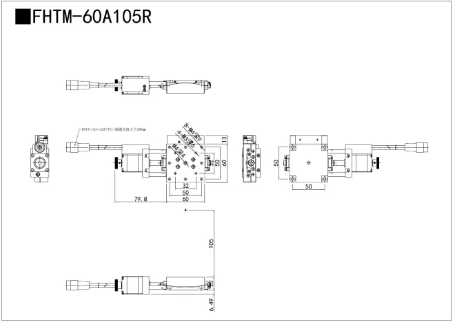 电动角位滑台 FHTM-60A105  FHTM-60A105R(图4)