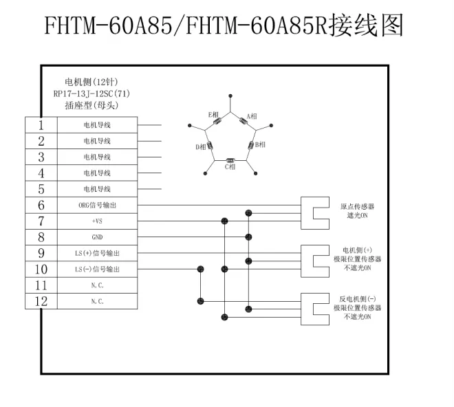 电动角位滑台 FHTM-60A85  FHTM-60A85R(图5)