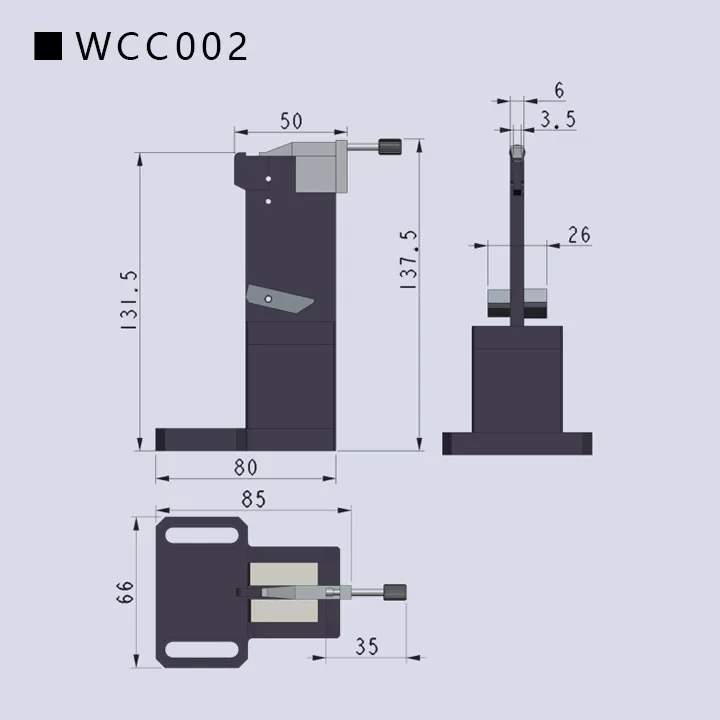 波导芯片夹具WCC002(图1)