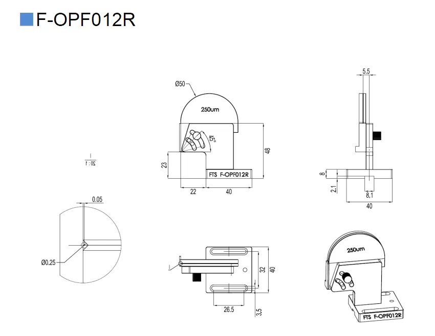 磁吸式垂直耦合夹具 F-OPF012LR(图2) 磁吸式垂直耦合夹具 F-OPF012LR(图2)